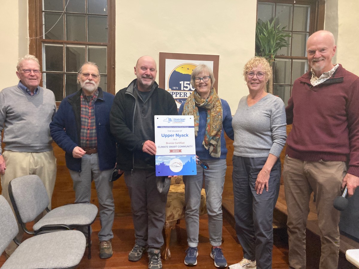 Green Committee Accomplishments Honored by Upper Nyack Board of&nbsp;Trustees